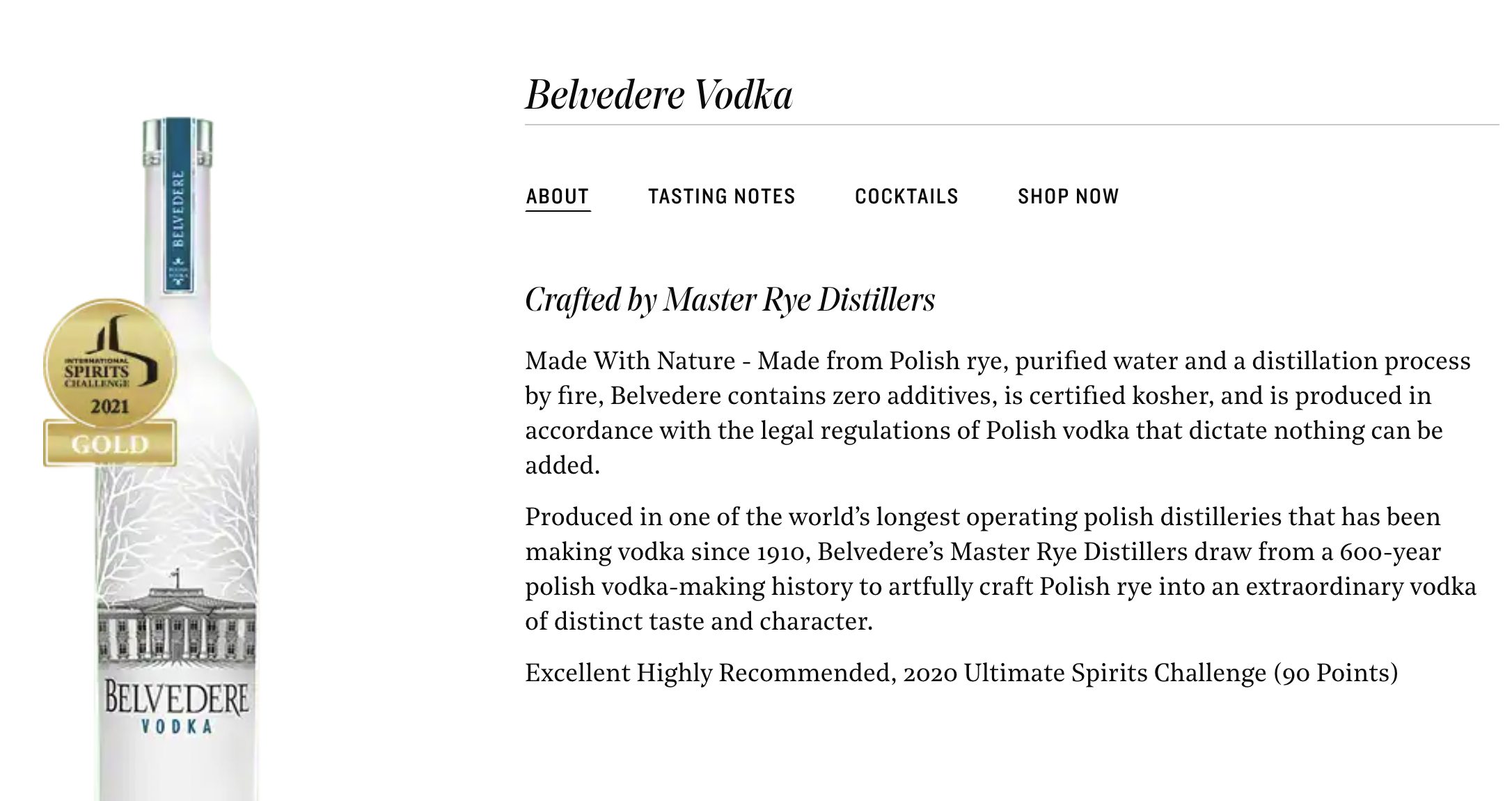 Belvedere Vodka Review - Juicefly