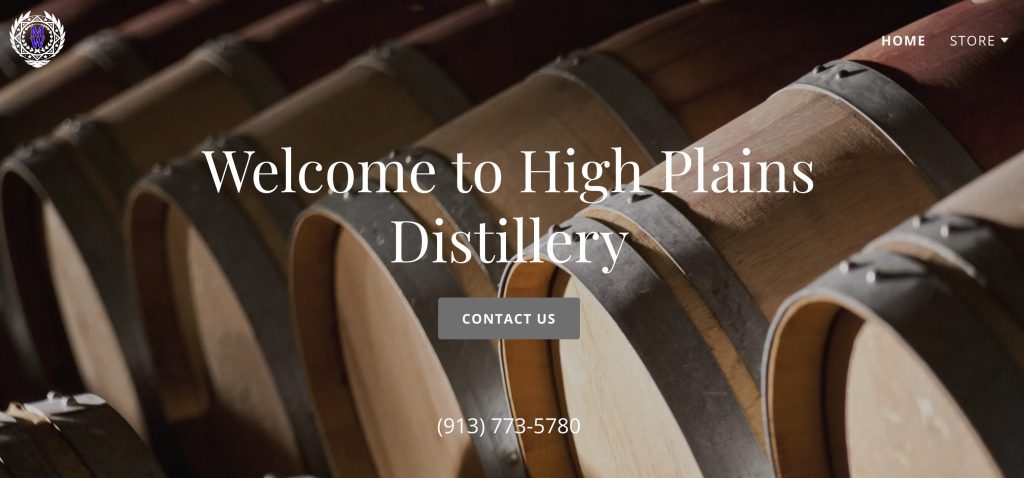 High Plains Distillery website