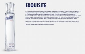 Wyborowa Exquisite vodka website
