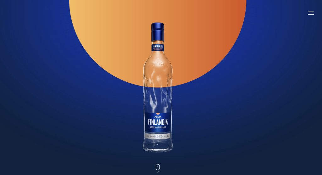 Finlandia vodka website