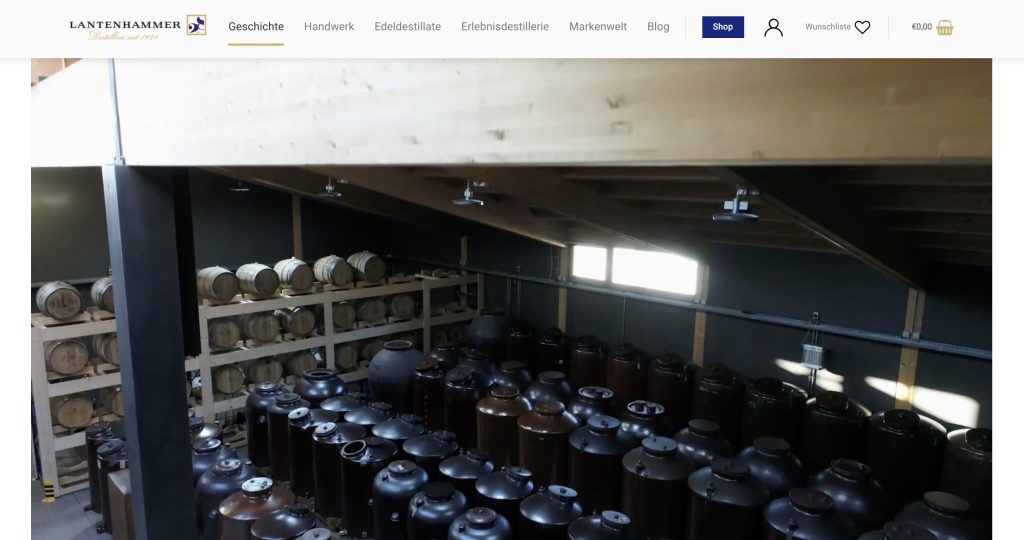 Lantenhammer Distillery website